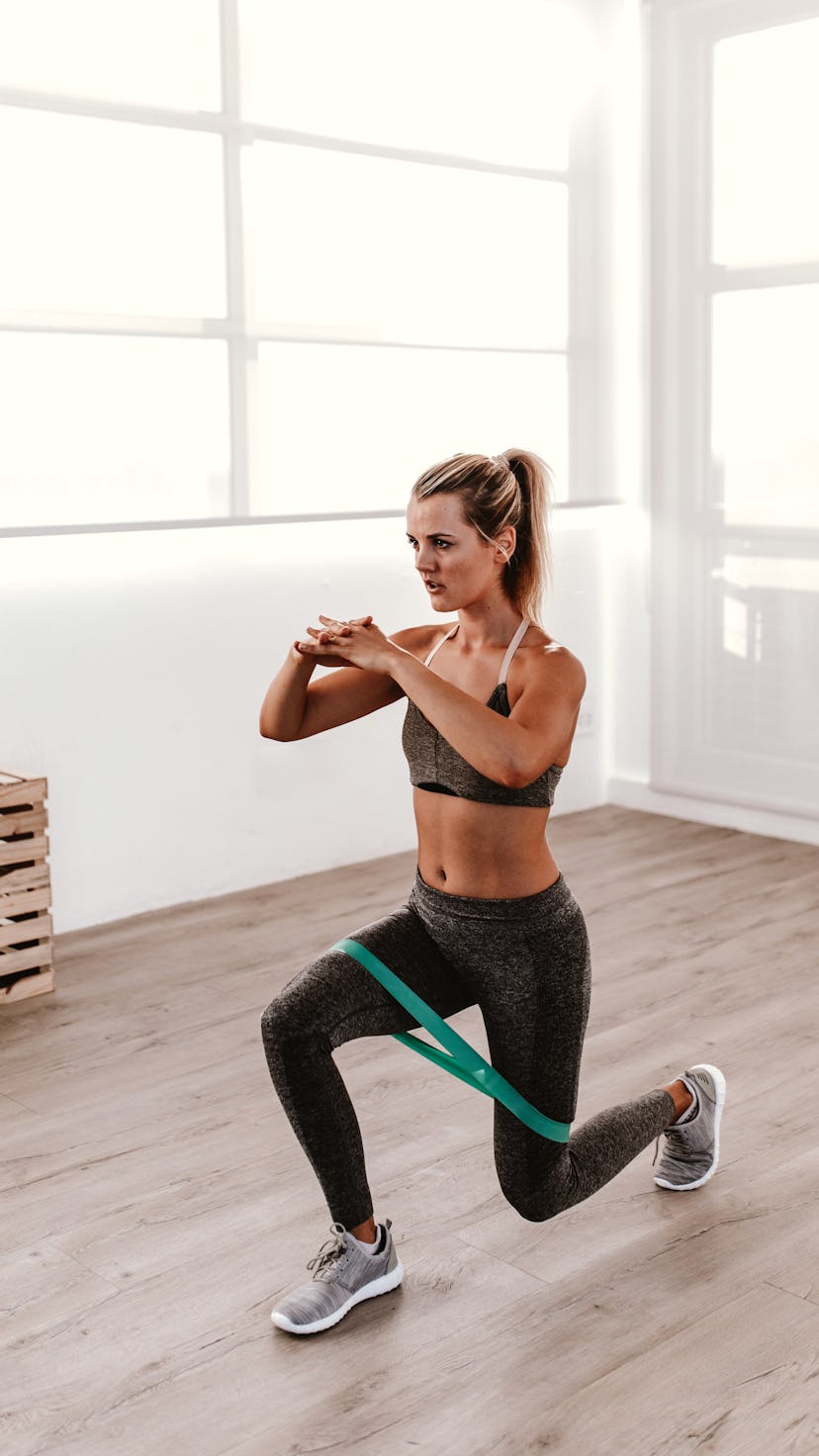 Trainers share their favorite resistance band exercises for strengthening the glutes.