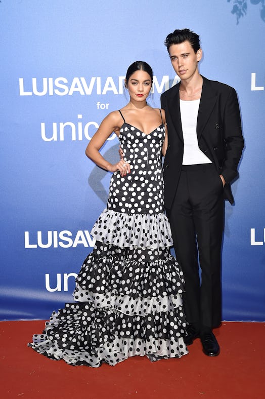 PORTO CERVO, ITALY - AUGUST 09: Vanessa Hudgens and Austin Butler attend the photocall at the Unicef...