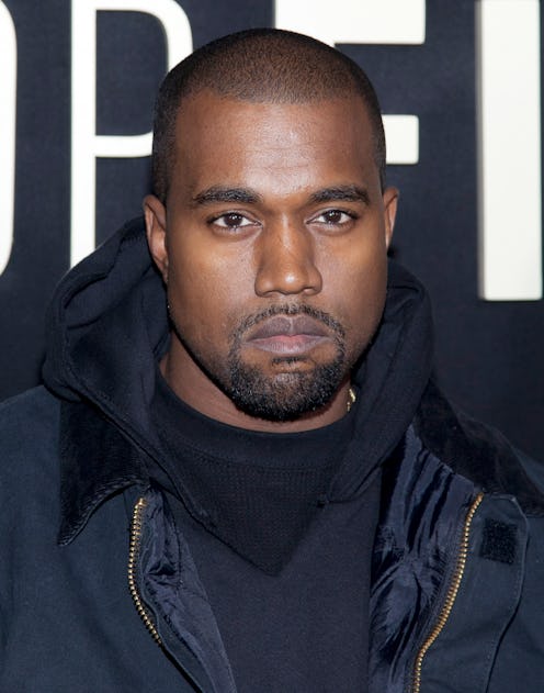 Kanye West attends the "Top Five" New York premiere at the Ziegfeld Theater in New York City. �� LAN...