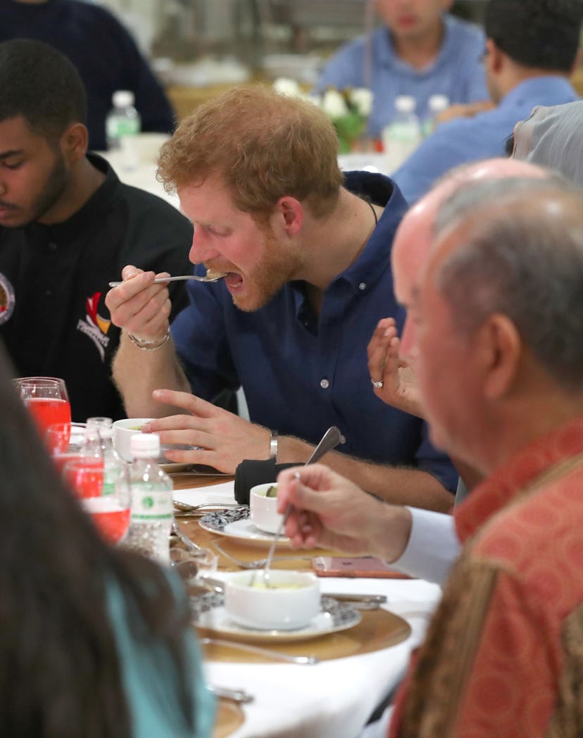 Prince Harry likes all things with banana.