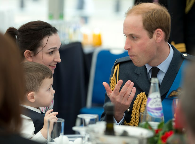 Prince William loves a curry.