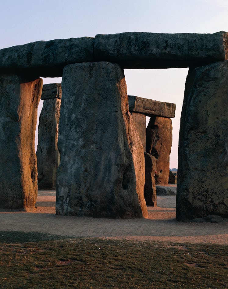 UNITED KINGDOM - CIRCA 2003: The megalithic monument of Stonehenge (Unesco World Heritage List, 1986...