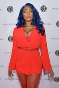 LOS ANGELES, CALIFORNIA - AUGUST 11: Megan Thee Stallion attends Beautycon Los Angeles 2019 Pink Car...