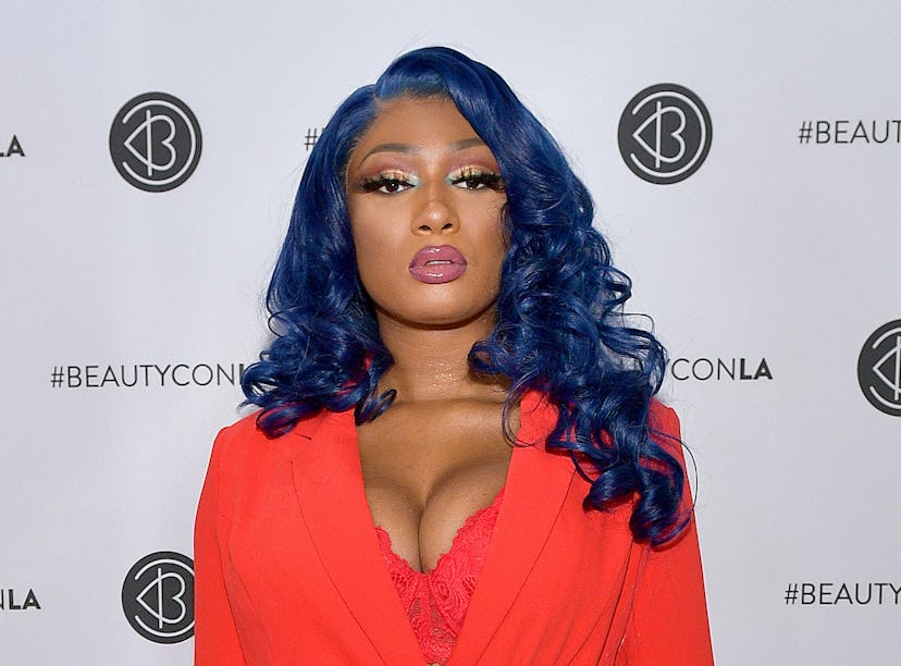 LOS ANGELES, CALIFORNIA - AUGUST 11: Megan Thee Stallion attends Beautycon Los Angeles 2019 Pink Car...