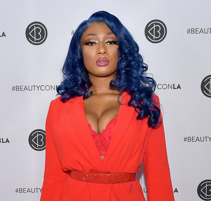 LOS ANGELES, CALIFORNIA - AUGUST 11: Megan Thee Stallion attends Beautycon Los Angeles 2019 Pink Car...