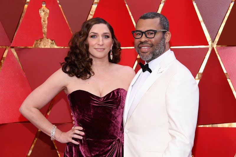 Chelsea Peretti and Jordan Peele at the 90th Academy Awards in 2018.