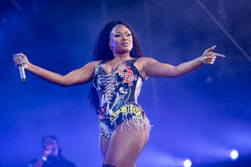 CHICAGO, ILLINOIS - JULY 31: Megan Thee Stallion performs at the 30th Anniversary of Lollapalooza at...