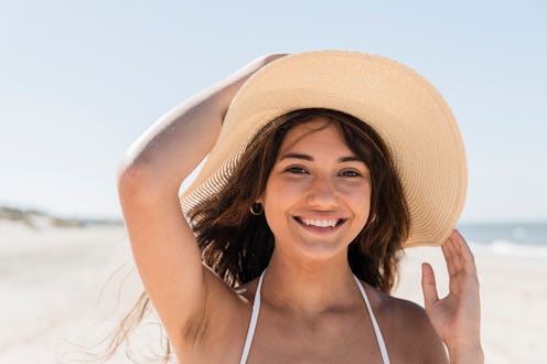 woman at the beach