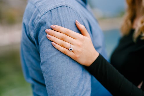 couple just getting engaged