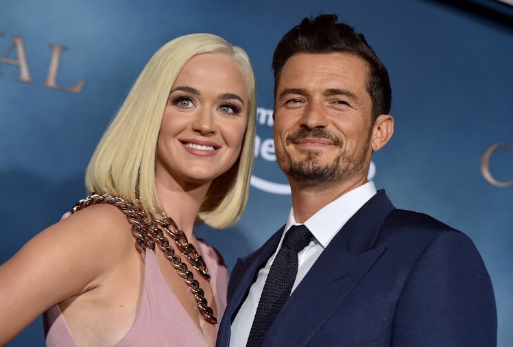 Katy Perry and Orlando Bloom posted for Daisy Dove's first birthday.