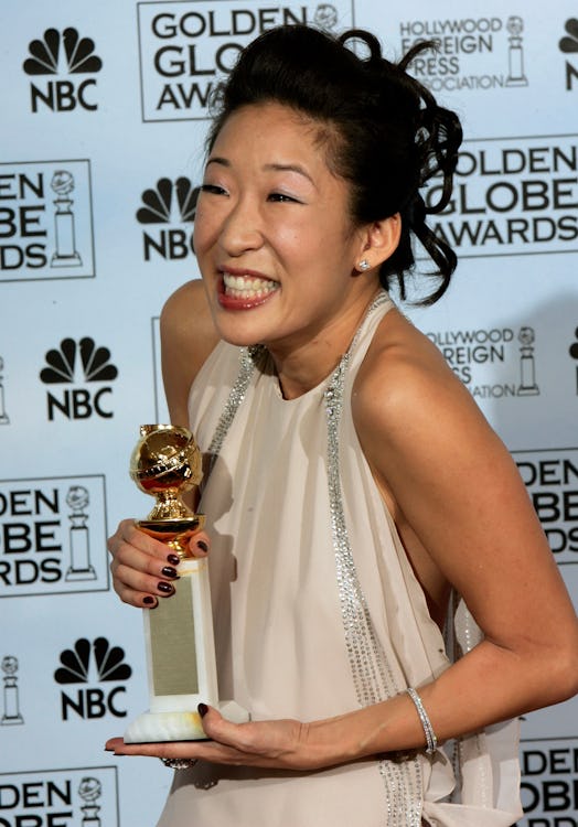 Sandra Oh won for Best Performance by an Actress in a Supporting Role in a Series, Miniseries or a M...