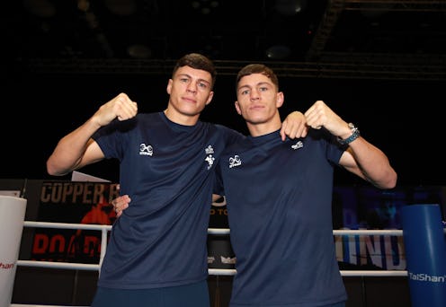 Great Britain's Pat and Luke McCormack during the media day at the Copper Box Arena, London. (Photo ...