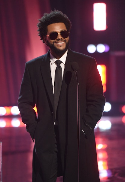 The Weeknd at the Grammys. 