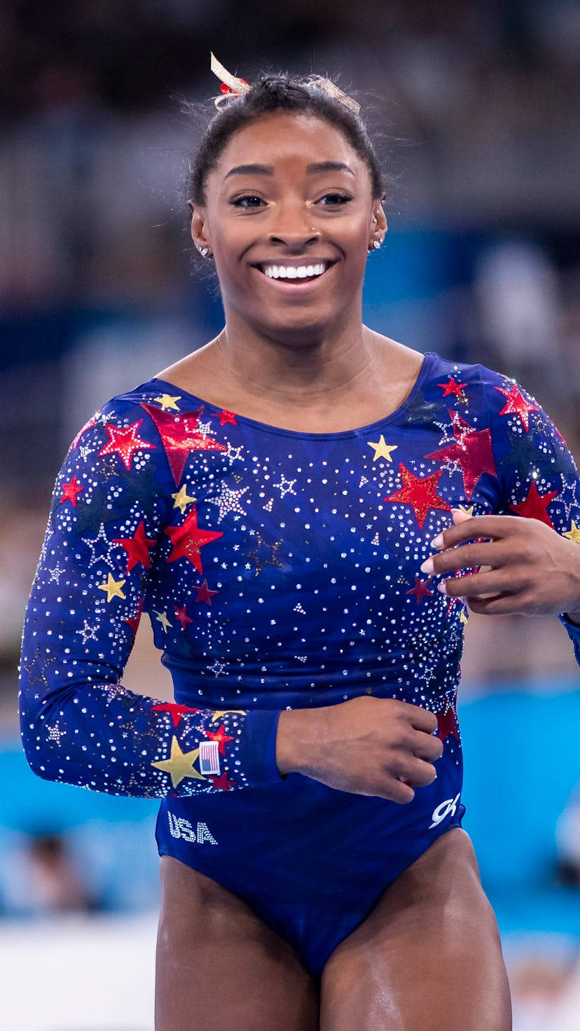All 8 of the Team USA Olympics Gymnastics uniforms in 2021 were made by GK Elite. Find the meaning b...