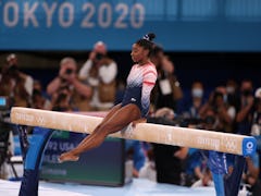 This video of Simone Biles' bronze beam performance is pure joy.