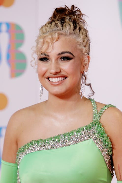 LONDON, ENGLAND - MAY 11: Mabel poses in the media room at The BRIT Awards 2021 at The O2 Arena on M...