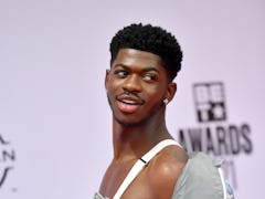 LOS ANGELES, CALIFORNIA - JUNE 27: Lil Nas X attends the BET Awards 2021 at Microsoft Theater on Jun...