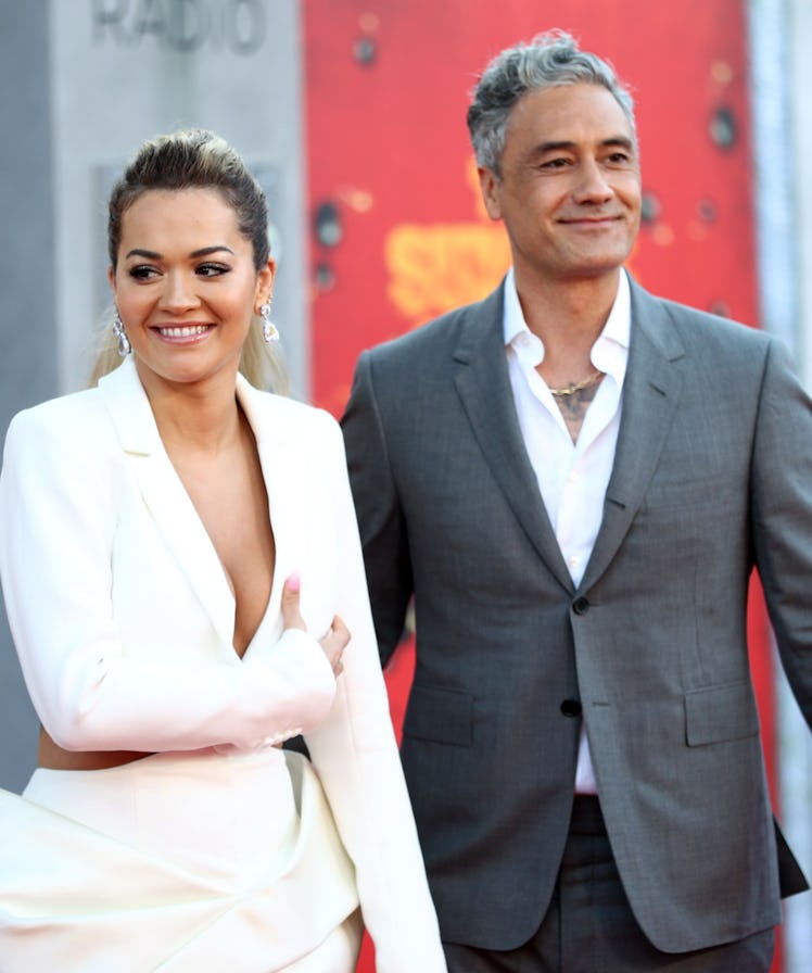 Rita Ora and Taika Waititi at the premiere of "The Suicide Squad."