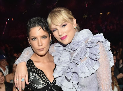 LAS VEGAS, NV - MAY 01:  (L-R) Halsey and Taylor Swift attends the 2019 Billboard Music Awards at MG...
