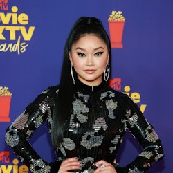 Lana Condor's Dashing Diva collab features the cutest press-on nails.