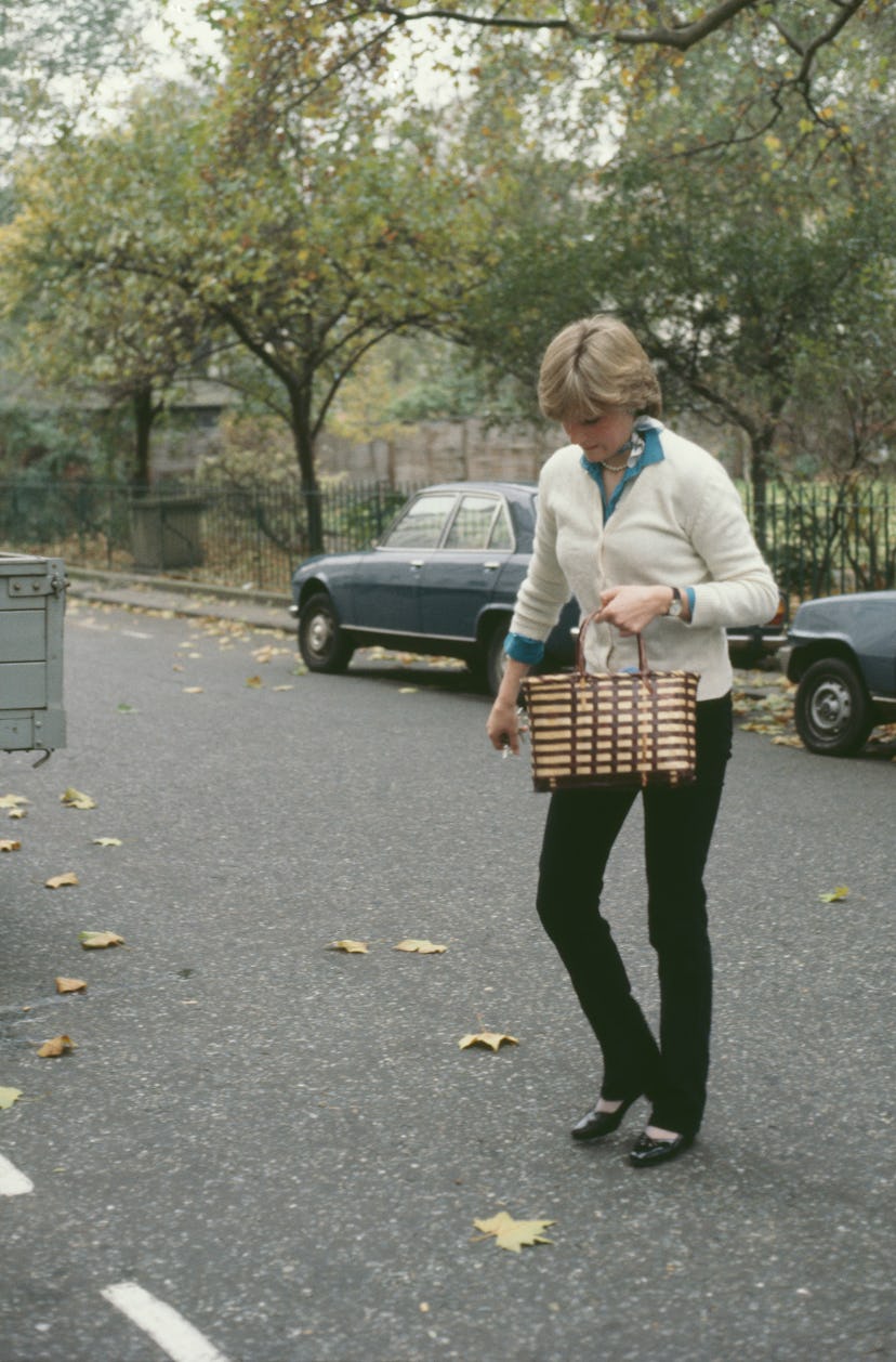 Princess Diana loved a v-neck sweater.