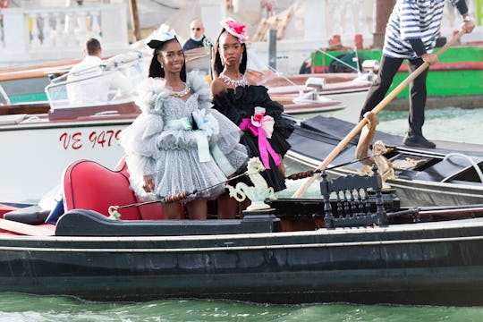 VENICE, ITALY - AUGUST 29:  D'Lila Star Combs and Jessie James Combs are seen during the Dolce&Gabba...