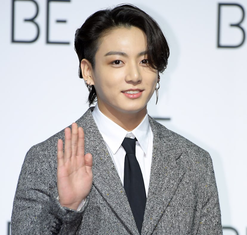 SEOUL, SOUTH KOREA - NOVEMBER 20: Jungkook of BTS during BTS's New Album 'BE (Deluxe Edition)' Relea...