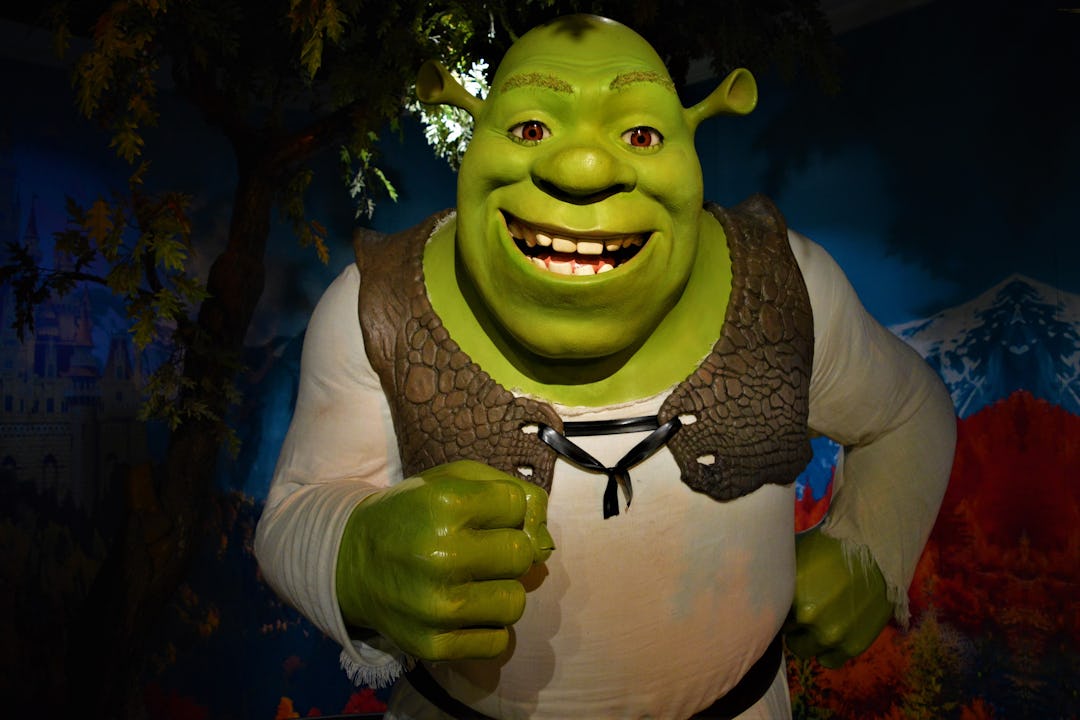A figure of Shrek.
