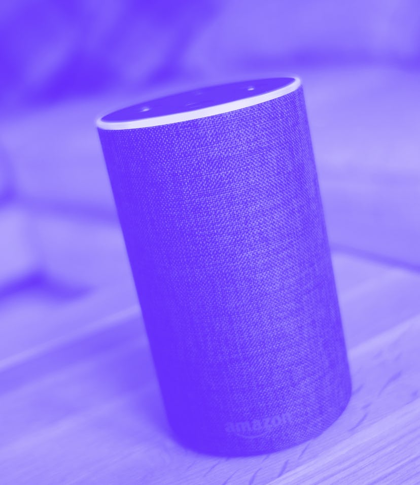 A general view of an Amazon Echo smart speaker. Amazon's Alexa is set to answer people's health quer...
