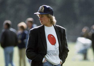 WINDSOR, UNITED KINGDOM - MAY 02: Diana, Princess Of Wales At Guards Polo Club. The Princess Is Ca...