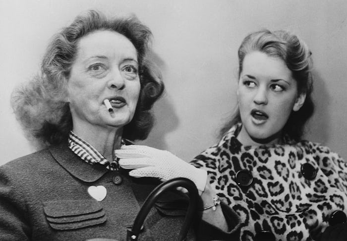 Bette Davis with daughter Barbara Merrill, later known as B.D. Hyman.