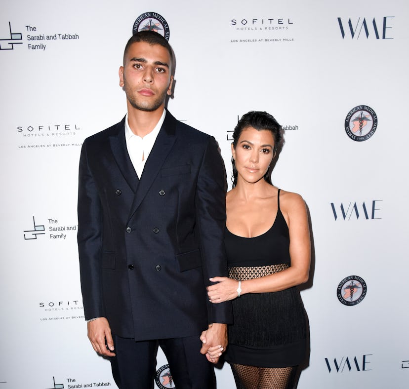 Younes Bendjima has claimed Scott Disick sent him a cringey DM about Kourtney Kardashian and Travis ...