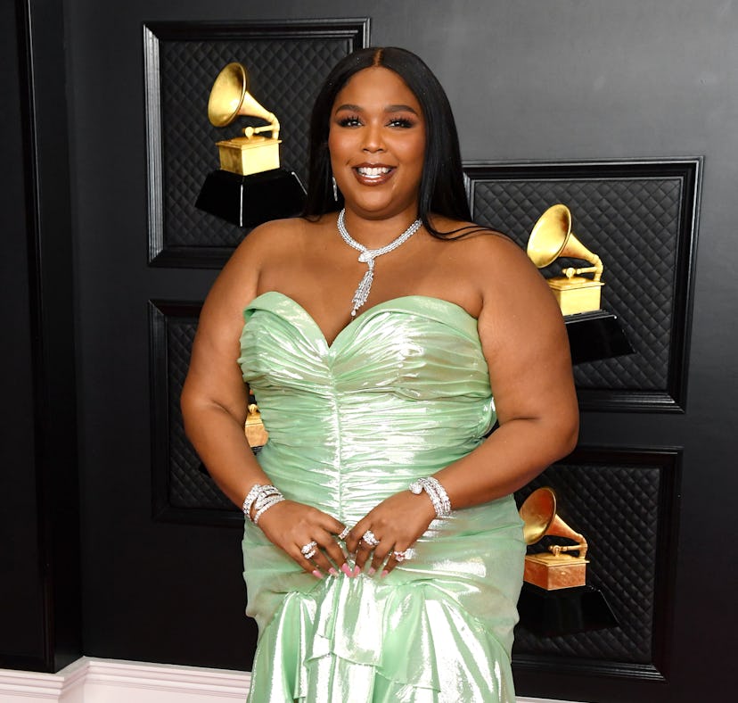 LOS ANGELES, CALIFORNIA - MARCH 14: Lizzo attends the 63rd Annual GRAMMY Awards at Los Angeles Conve...