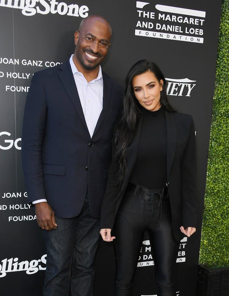 WEST HOLLYWOOD, CA - NOVEMBER 14: Van Jones and Kim Kardashian attend Variety And Rolling Stone Co-...
