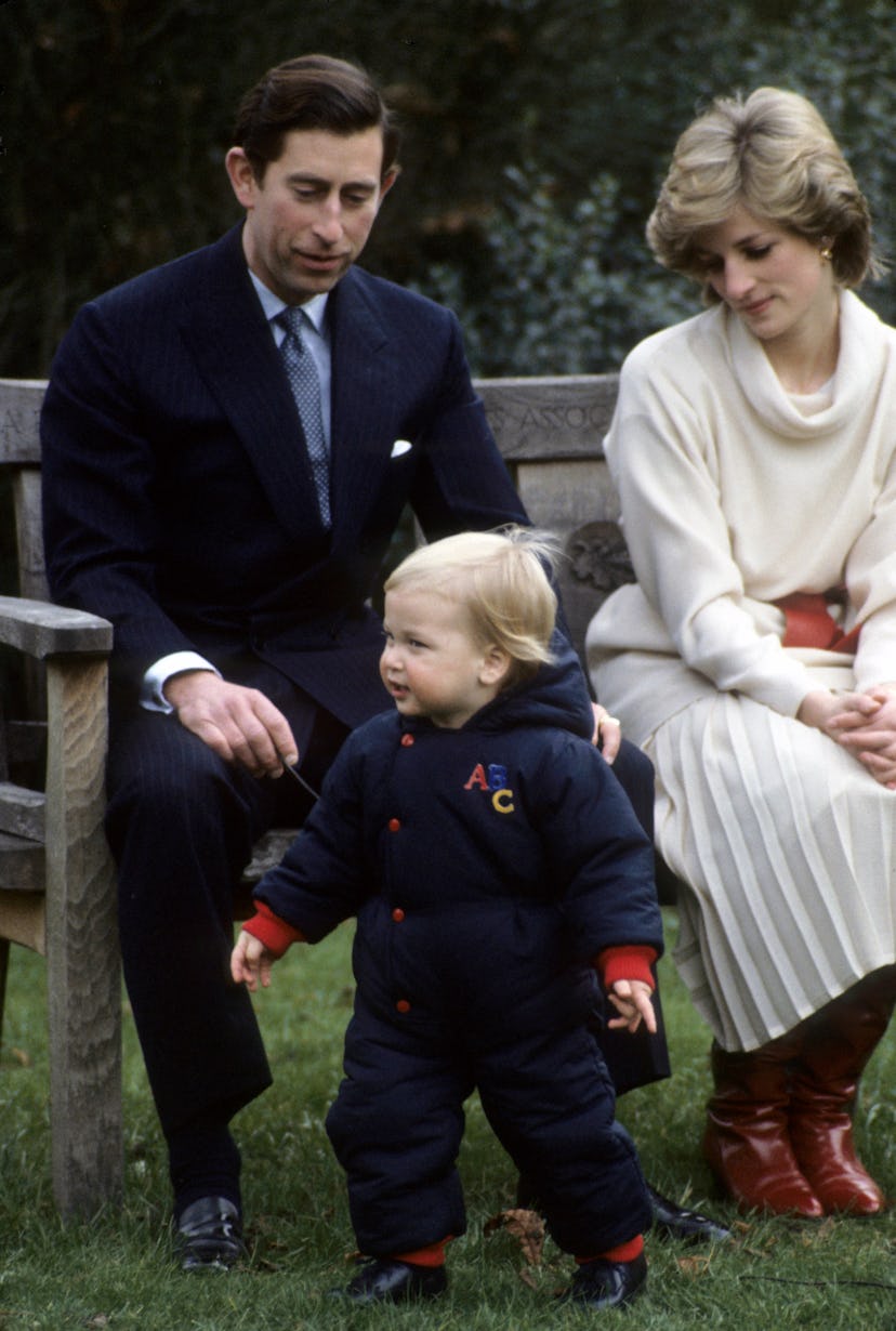 Princess Diana looked chic in boots and a skirt.