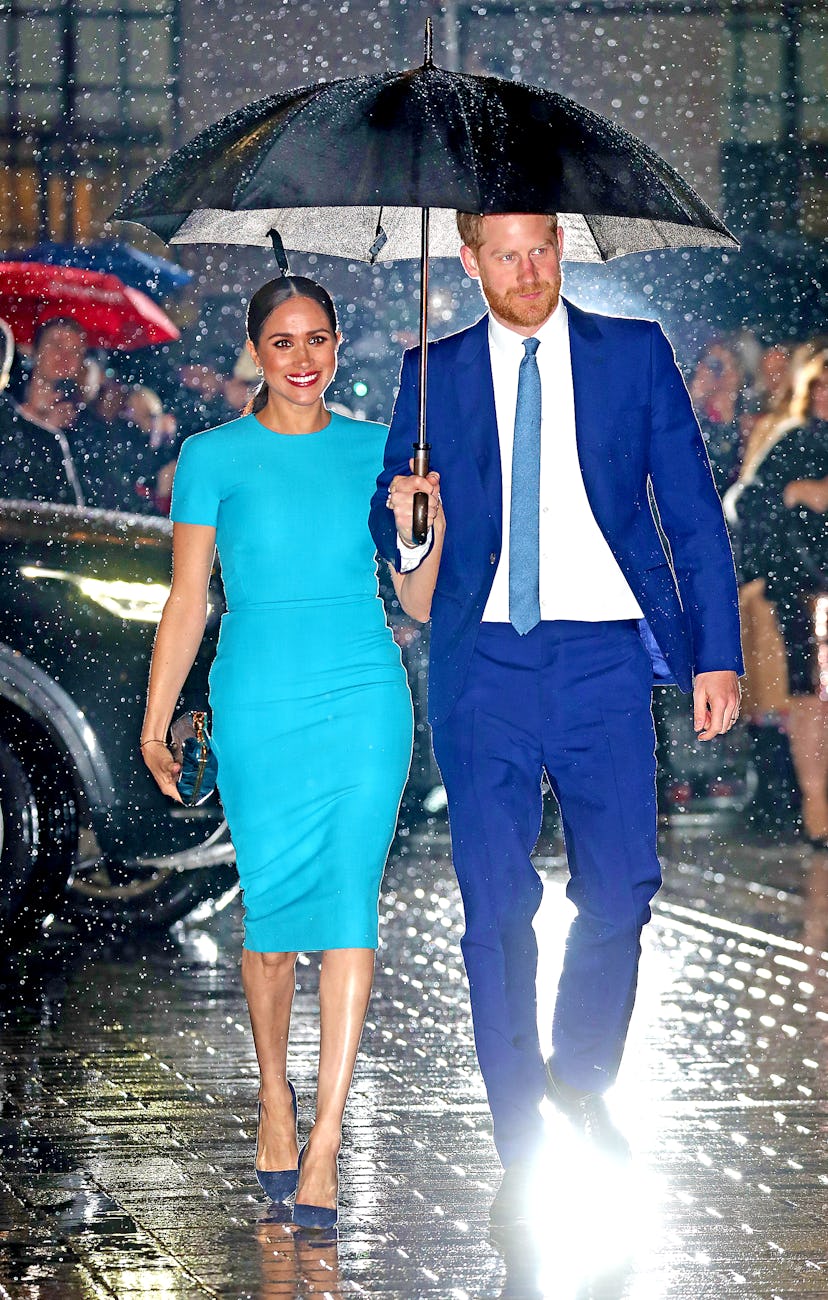 The Duke and Duchess of Sussex attend The Endeavour Fund Awards in London, England in March 2020. 