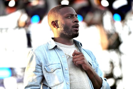 LONG BEACH, CA - APRIL 29: Rapper Isaiah Rashad performs onstage during the Smokers Club Festival a...