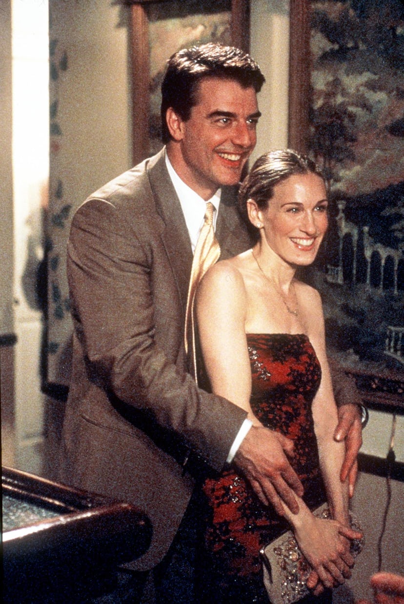 Chris Noth and Sarah Jessica Parker star in "Sex And The City" ("The Man, The Myth, The Viagra" epis...