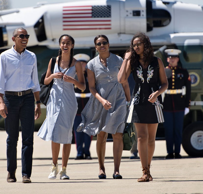 Michelle Obama's 60th birthday message for Barack is so hype about his dad skills.