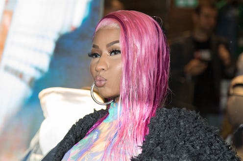 Nicki Minaj’s designer LV nails feature her favorite color, plus some pretty spectacular detailing.