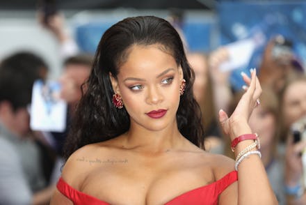 LONDON, ENGLAND - JULY 24: Rihanna attends the "Valerian And The City Of A Thousand Planets" Europe...