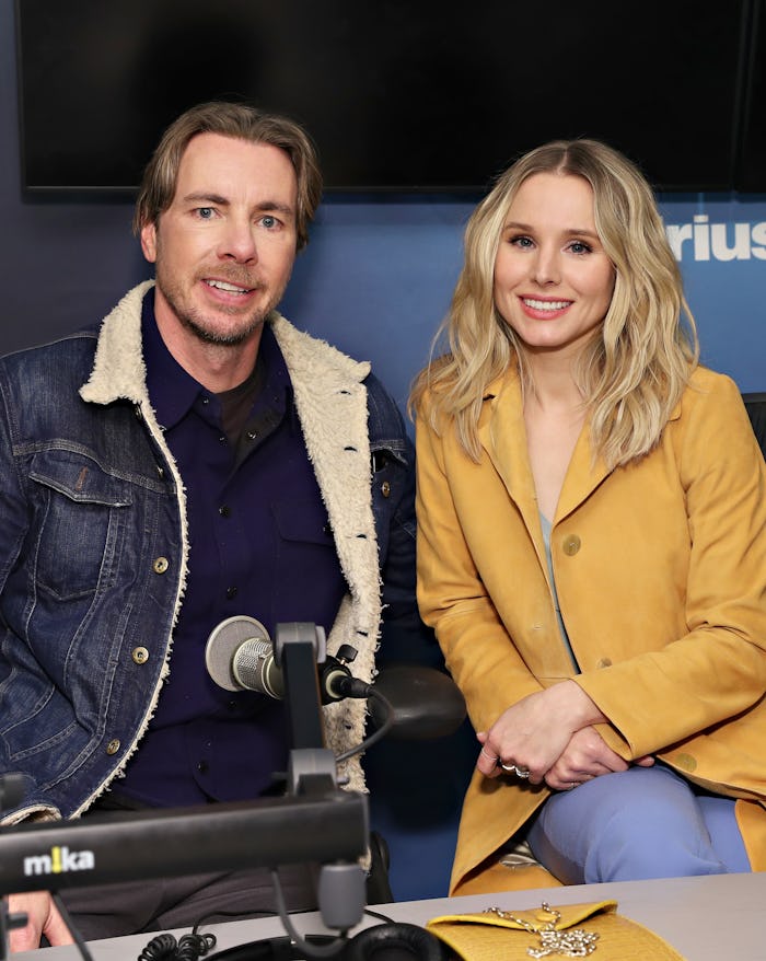 NEW YORK, NY - FEBRUARY 25: Actors Dax Shepard and Kristen Bell visit the SiriusXM Studios on Febru...