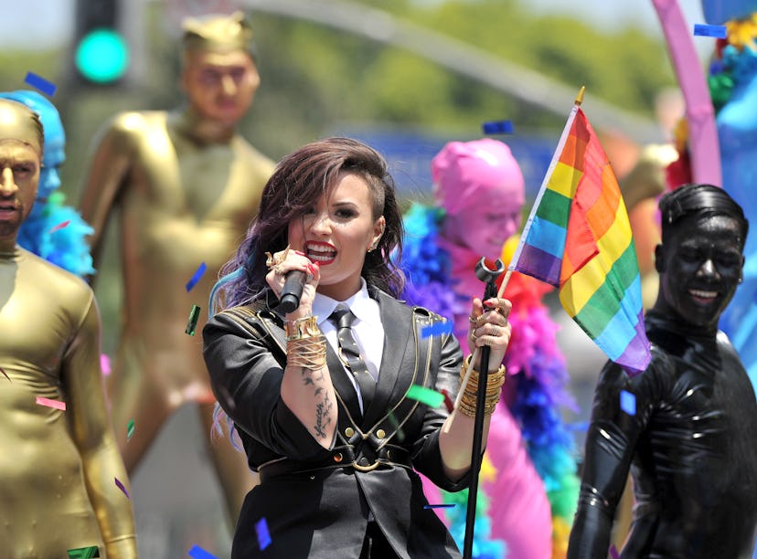 Demi Lovato realized they're LGBTQ