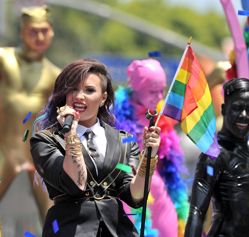 Demi Lovato realized they're LGBTQ