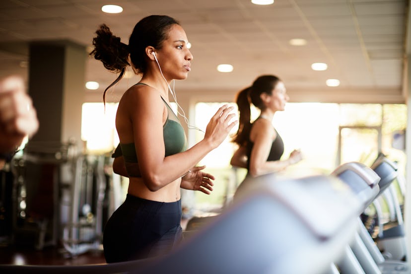 The benefits of working out on a treadmill.