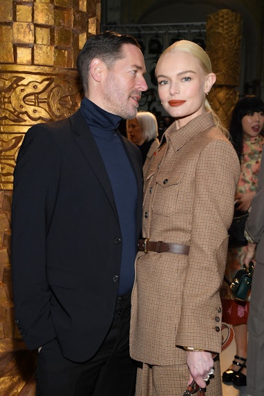 PARIS, FRANCE - FEBRUARY 27: (EDITORIAL USE ONLY) Kate Bosworth and Michael Polish attend the Chloe ...