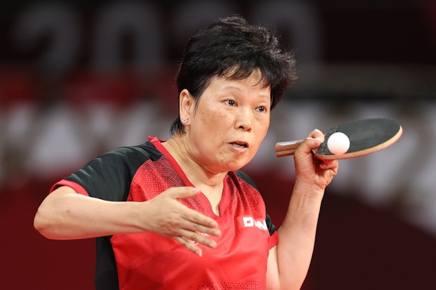 Ni Xialian is a table tennis player.