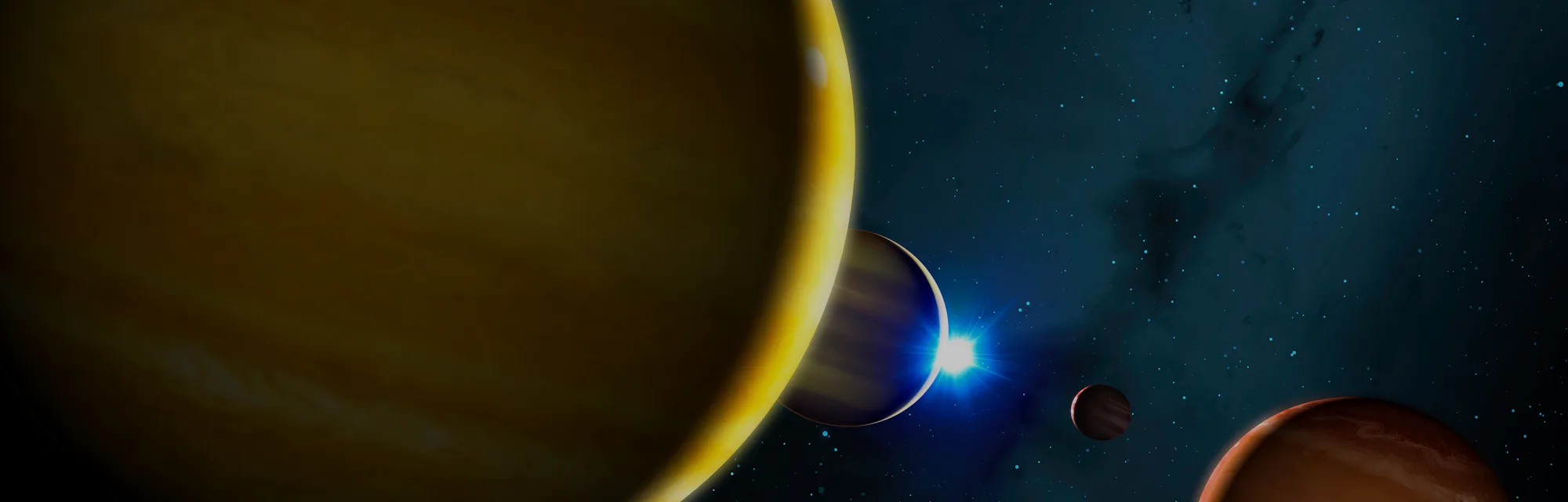 Four planets locked in a perfect rhythm around a nearby star (HR 8799) are destined to be pinballed ...