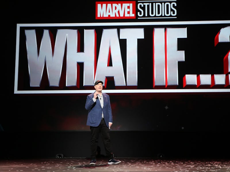 ANAHEIM, CALIFORNIA - AUGUST 23: President of Marvel Studios Kevin Feige took part today in the Disn...
