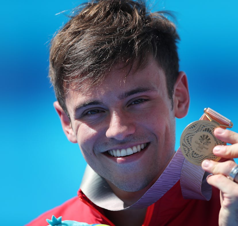 Tom Daley knit an Olympics cardigan during the games, and it's iconic.